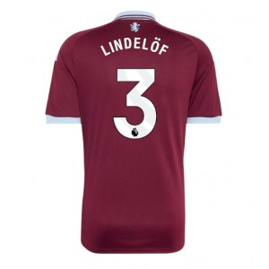 Aston Villa Victor Lindelof #3 Jalkapallovaatteet Kotipaita 2026-27 Lyhythihainen